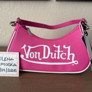 NWT Von Dutch Pink Women's Bag